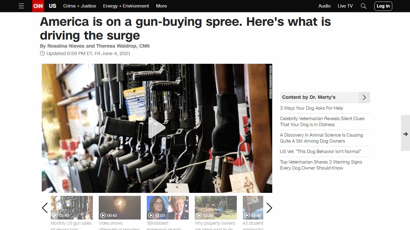 America is on a gun-buying spree. Here's what is driving the surge